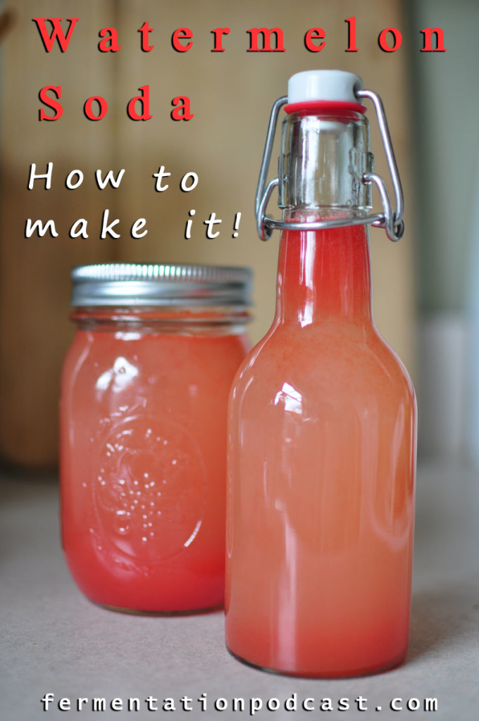 How to make watermelon soda