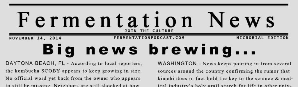Fermentation in the News 8-19-14
