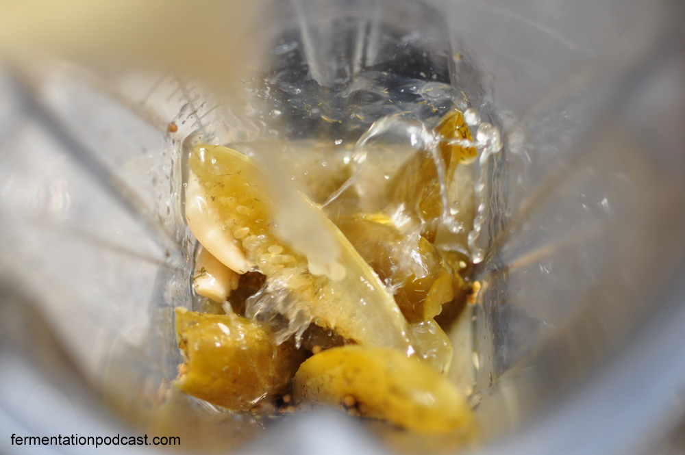 Blending pickles brine