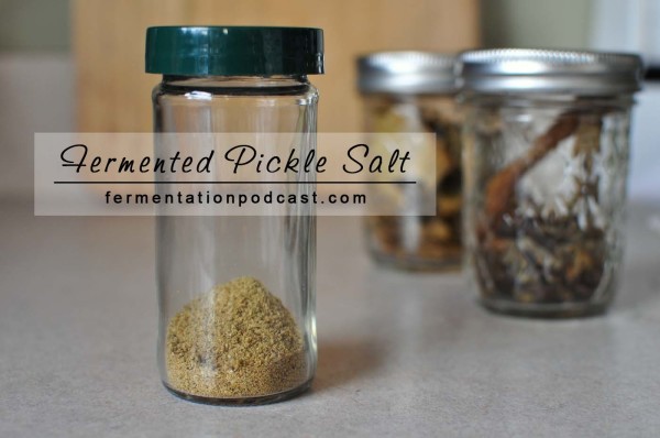 Dehydrating Pickles & Fermented Dill Pickle Salt Recipe